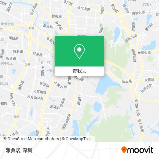 雅典居地图