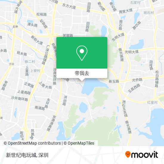 新世纪电玩城地图