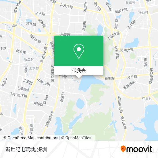 新世纪电玩城地图