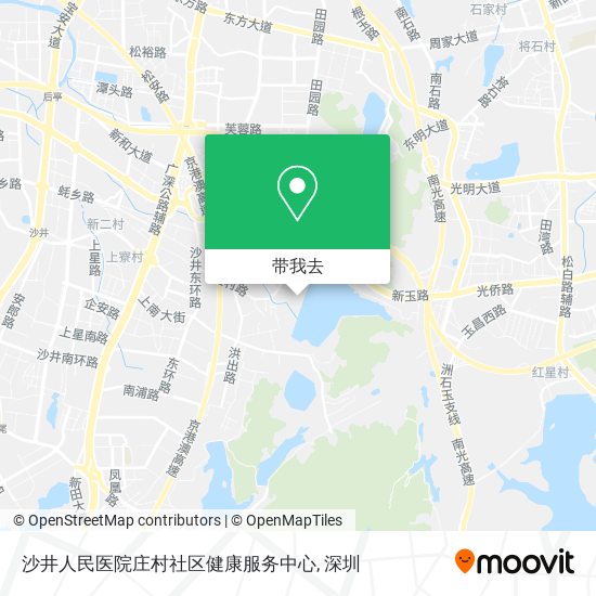 沙井人民医院庄村社区健康服务中心地图