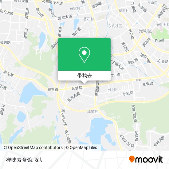 禅味素食馆地图
