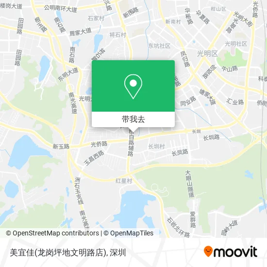 美宜佳(龙岗坪地文明路店)地图