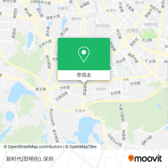 新时代(田明街)地图