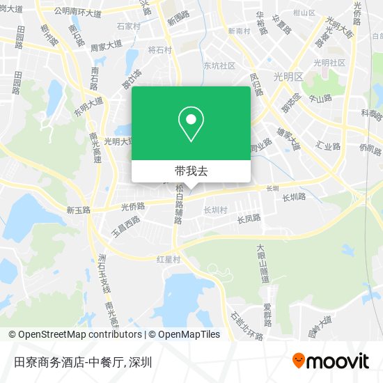 田寮商务酒店-中餐厅地图