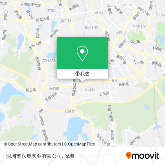 深圳市永奥实业有限公司地图