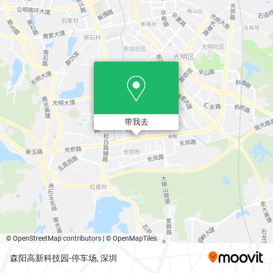 森阳高新科技园-停车场地图
