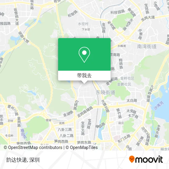 韵达快递地图