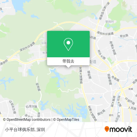 小平台球俱乐部地图