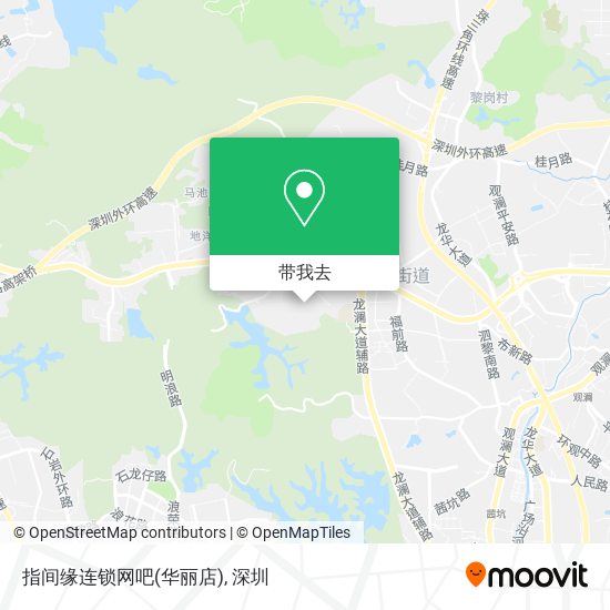 指间缘连锁网吧(华丽店)地图