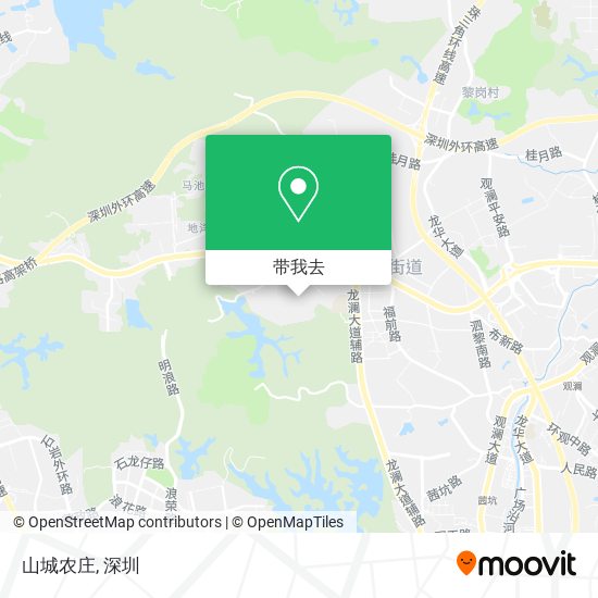 山城农庄地图