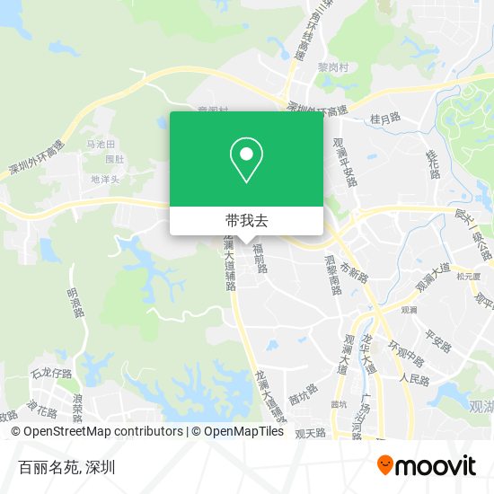 百丽名苑地图