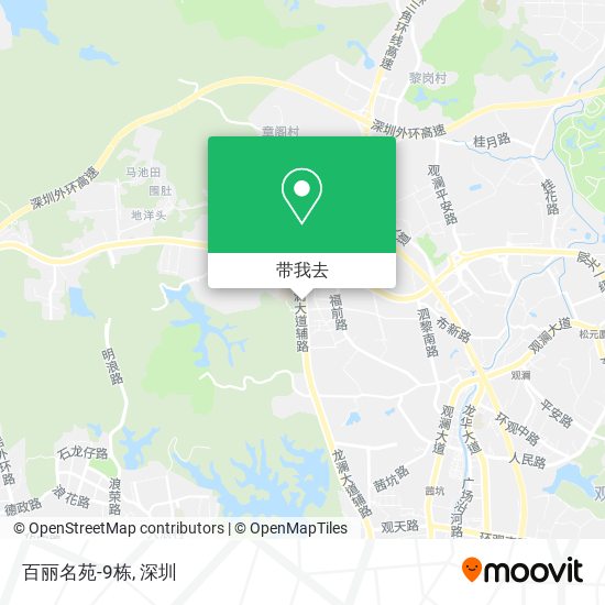 百丽名苑-9栋地图