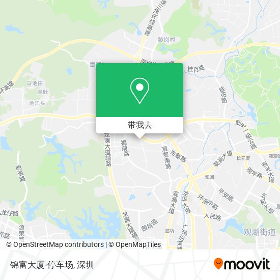 锦富大厦-停车场地图