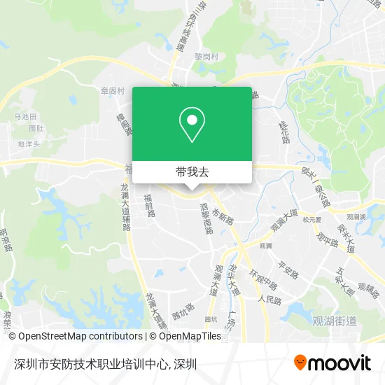 深圳市安防技术职业培训中心地图