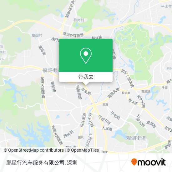 鹏星行汽车服务有限公司地图