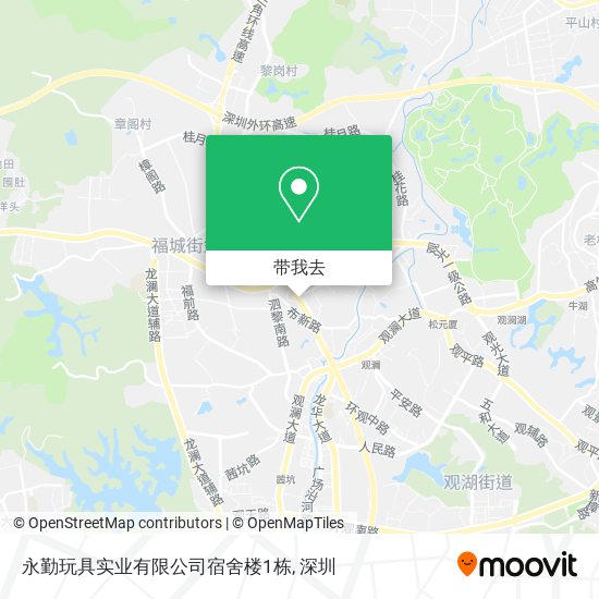永勤玩具实业有限公司宿舍楼1栋地图