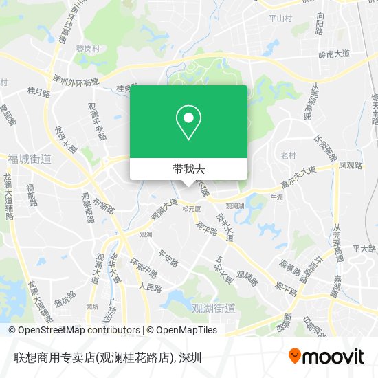 联想商用专卖店(观澜桂花路店)地图