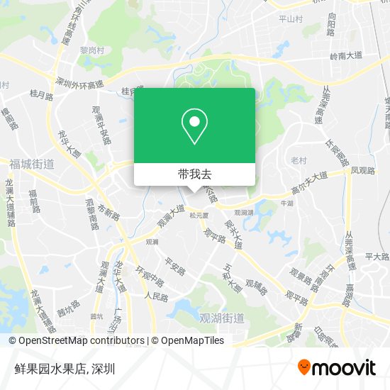 鲜果园水果店地图