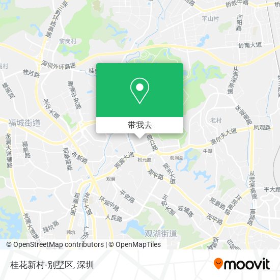 桂花新村-别墅区地图