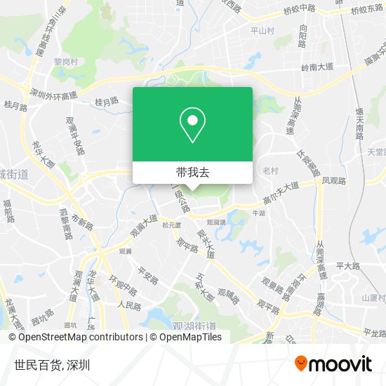 世民百货地图