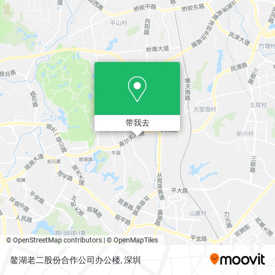 鳌湖老二股份合作公司办公楼地图