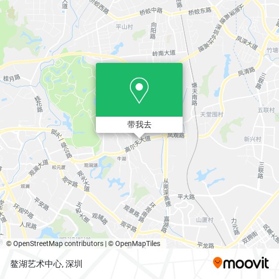 鳌湖艺术中心地图