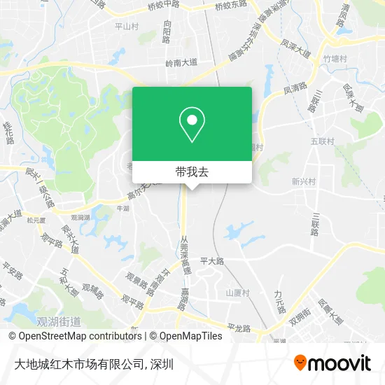大地城红木市场有限公司地图