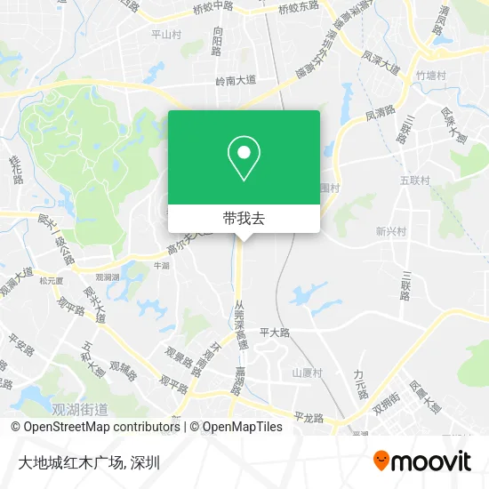 大地城红木广场地图