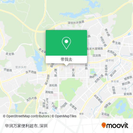 华润万家便利超市地图