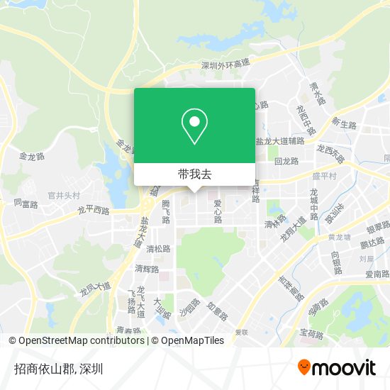 招商依山郡地图