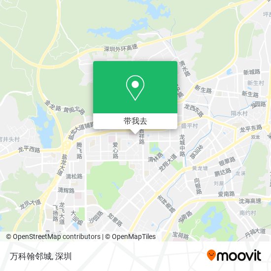 万科翰邻城地图