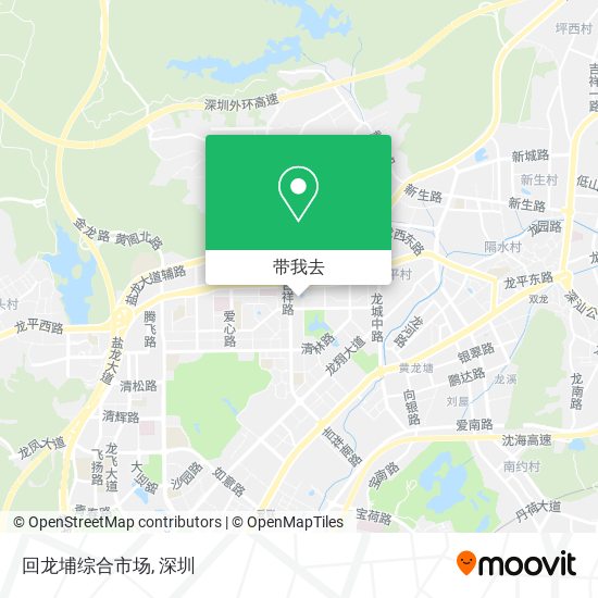 回龙埔综合市场地图