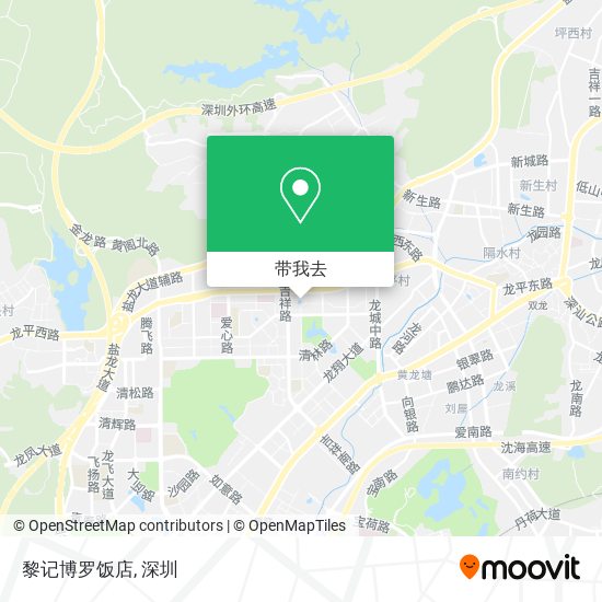 黎记博罗饭店地图