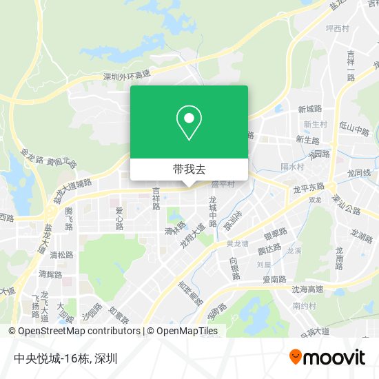 中央悦城-16栋地图