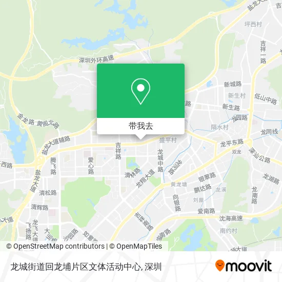 龙城街道回龙埔片区文体活动中心地图