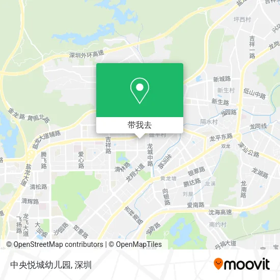 中央悦城幼儿园地图