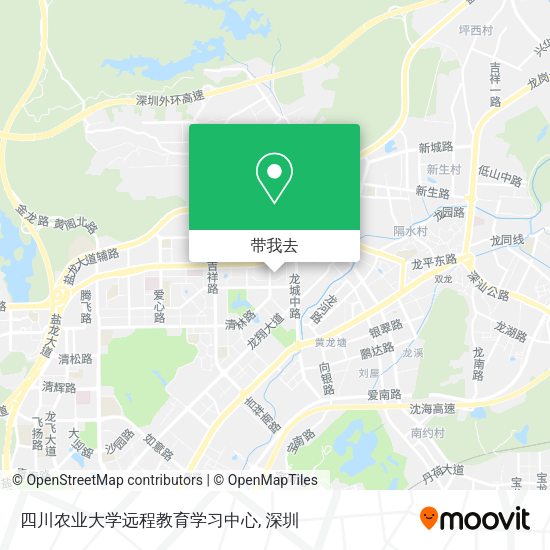 四川农业大学远程教育学习中心地图