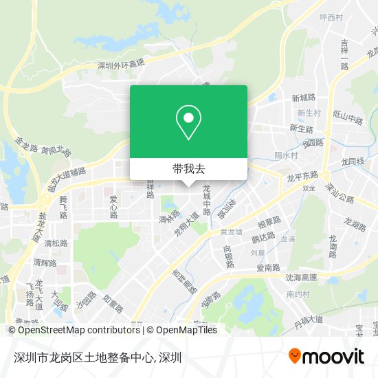 深圳市龙岗区土地整备中心地图