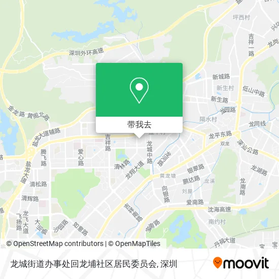 龙城街道办事处回龙埔社区居民委员会地图