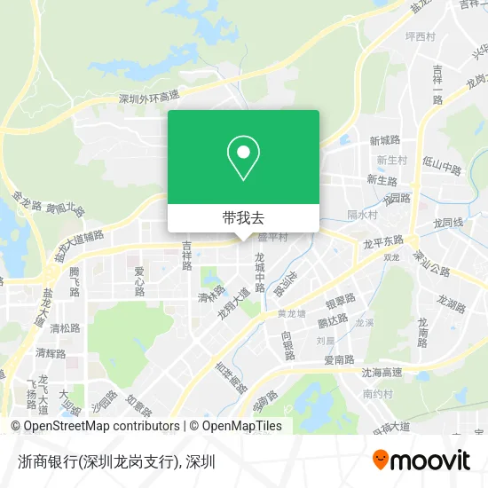 浙商银行(深圳龙岗支行)地图