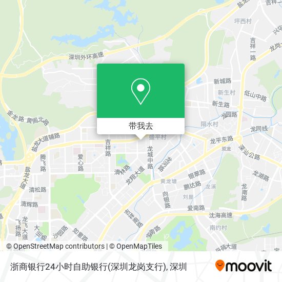 浙商银行24小时自助银行(深圳龙岗支行)地图