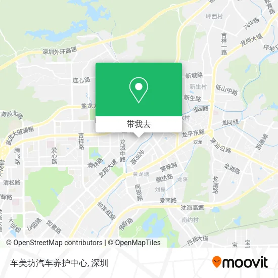 车美坊汽车养护中心地图