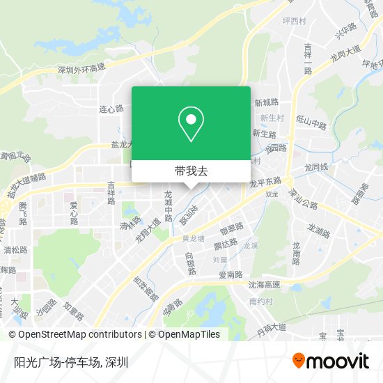 阳光广场-停车场地图