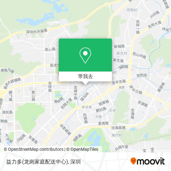 益力多(龙岗家庭配送中心)地图
