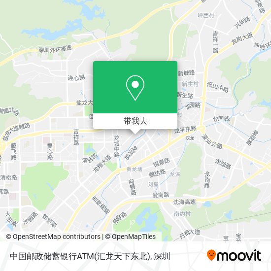 中国邮政储蓄银行ATM(汇龙天下东北)地图