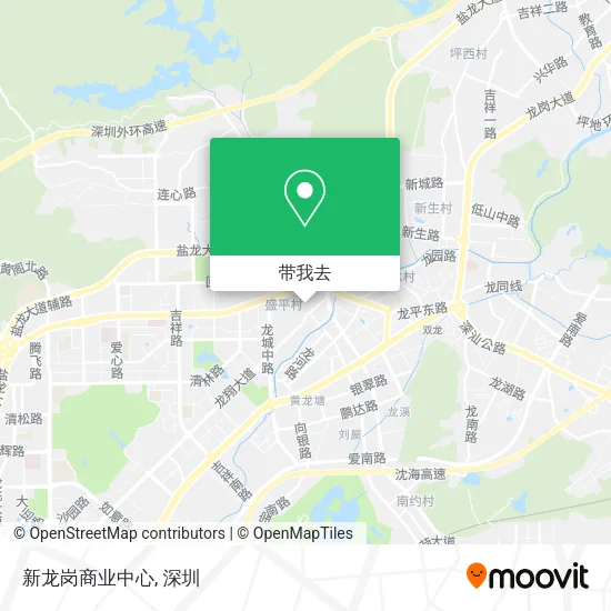 新龙岗商业中心地图