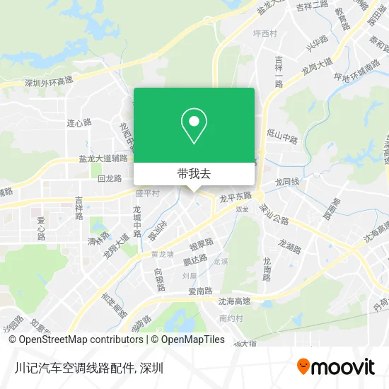 川记汽车空调线路配件地图