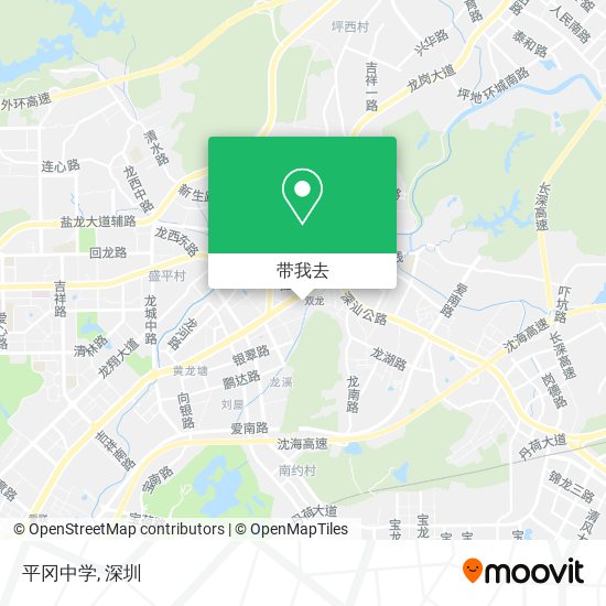 平冈中学地图
