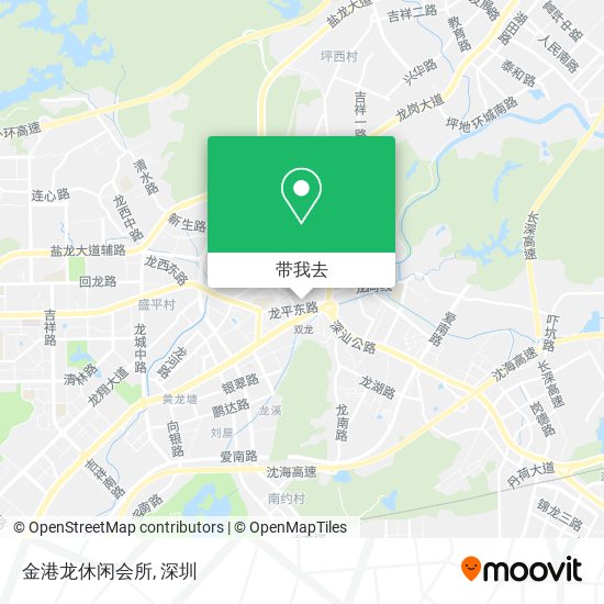 金港龙休闲会所地图