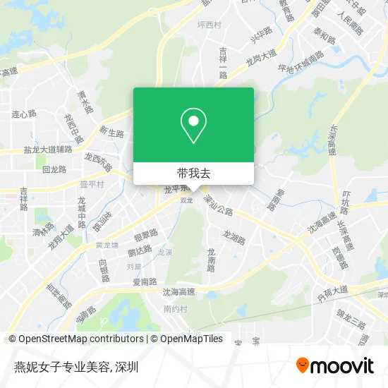 燕妮女子专业美容地图